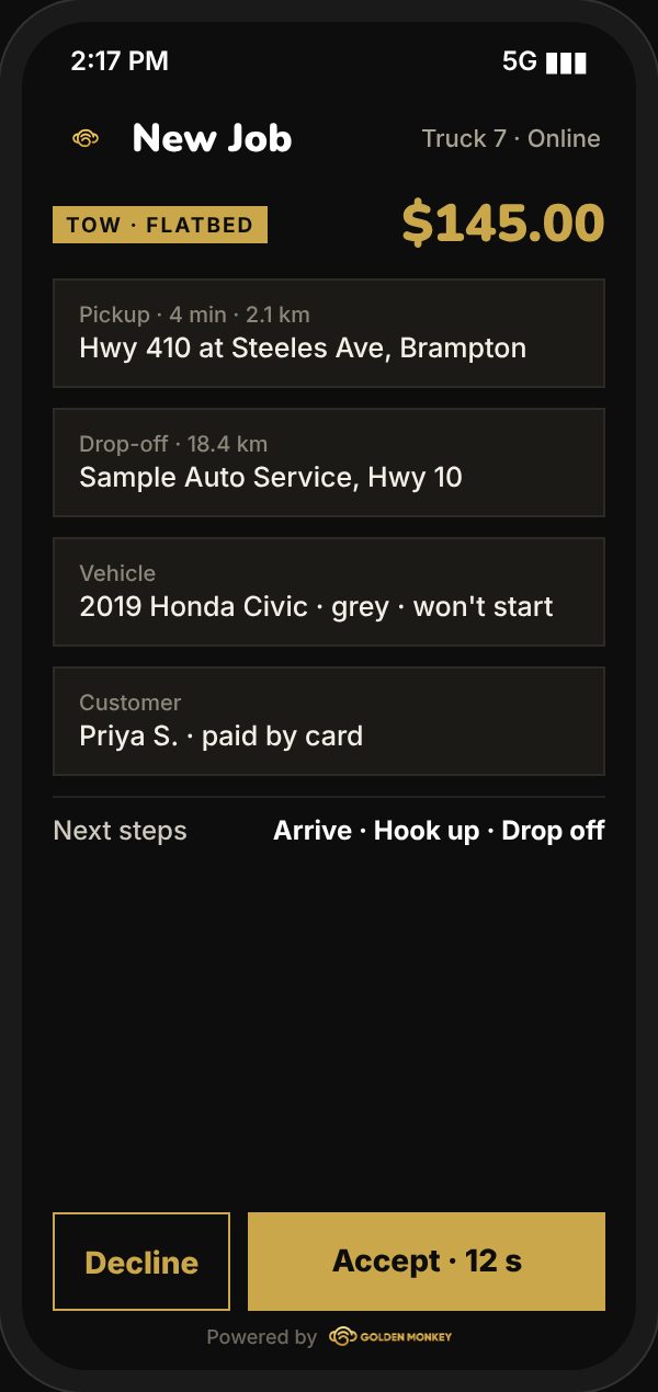 Driver app